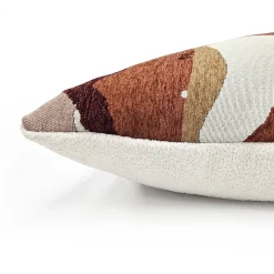 Abstract Mountains Sienna Throw Pillow 21x21
