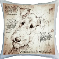 Airedale Terrier 17x17 Dog Pillow