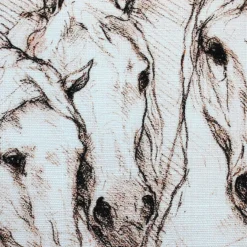 Andalusian Horses Throw Pillow 17x17