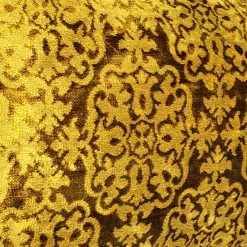 Artemis Gold Velvet Throw Pillow 12x20