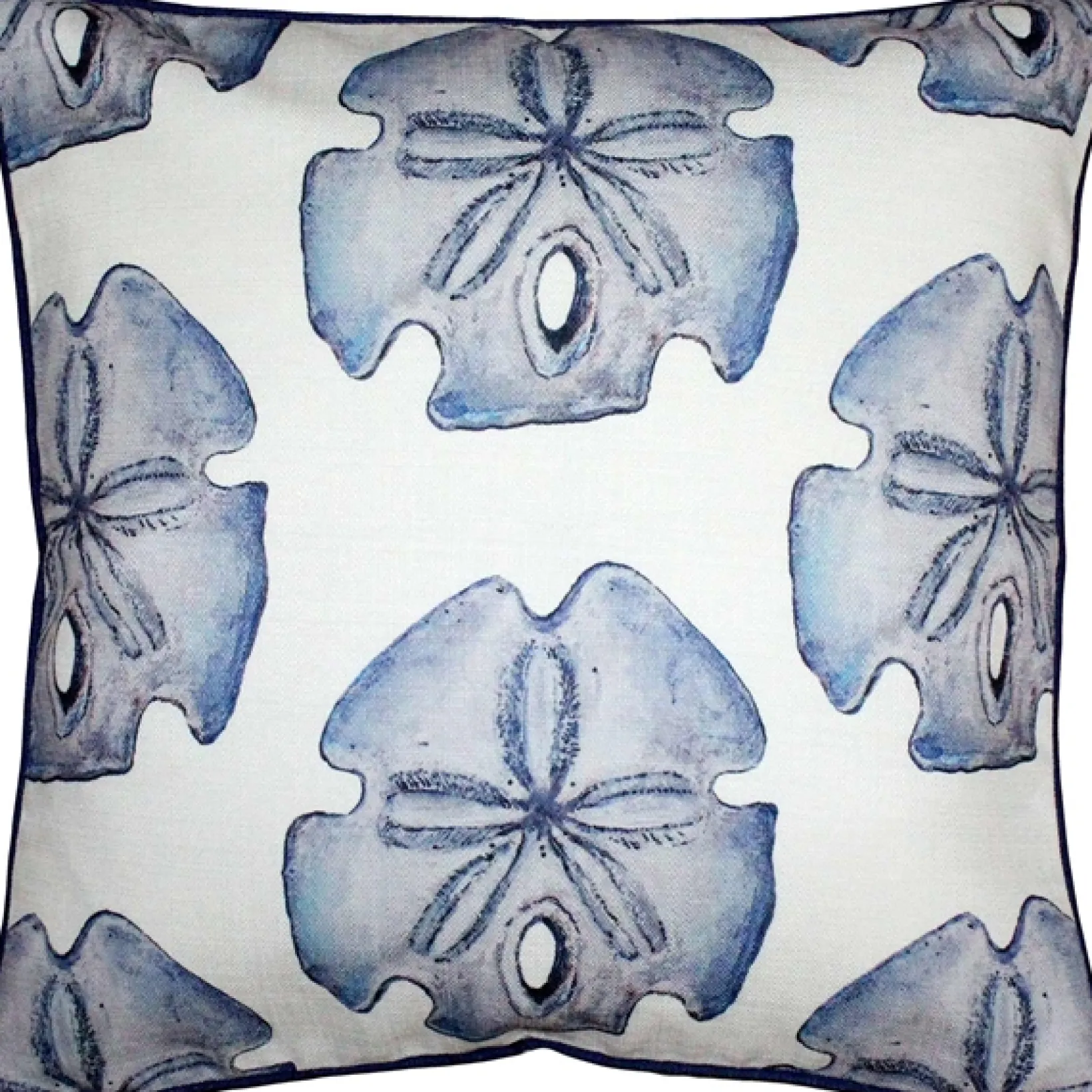 Big Island Sand Dollar Large Scale Print Throw Pillow 20x20