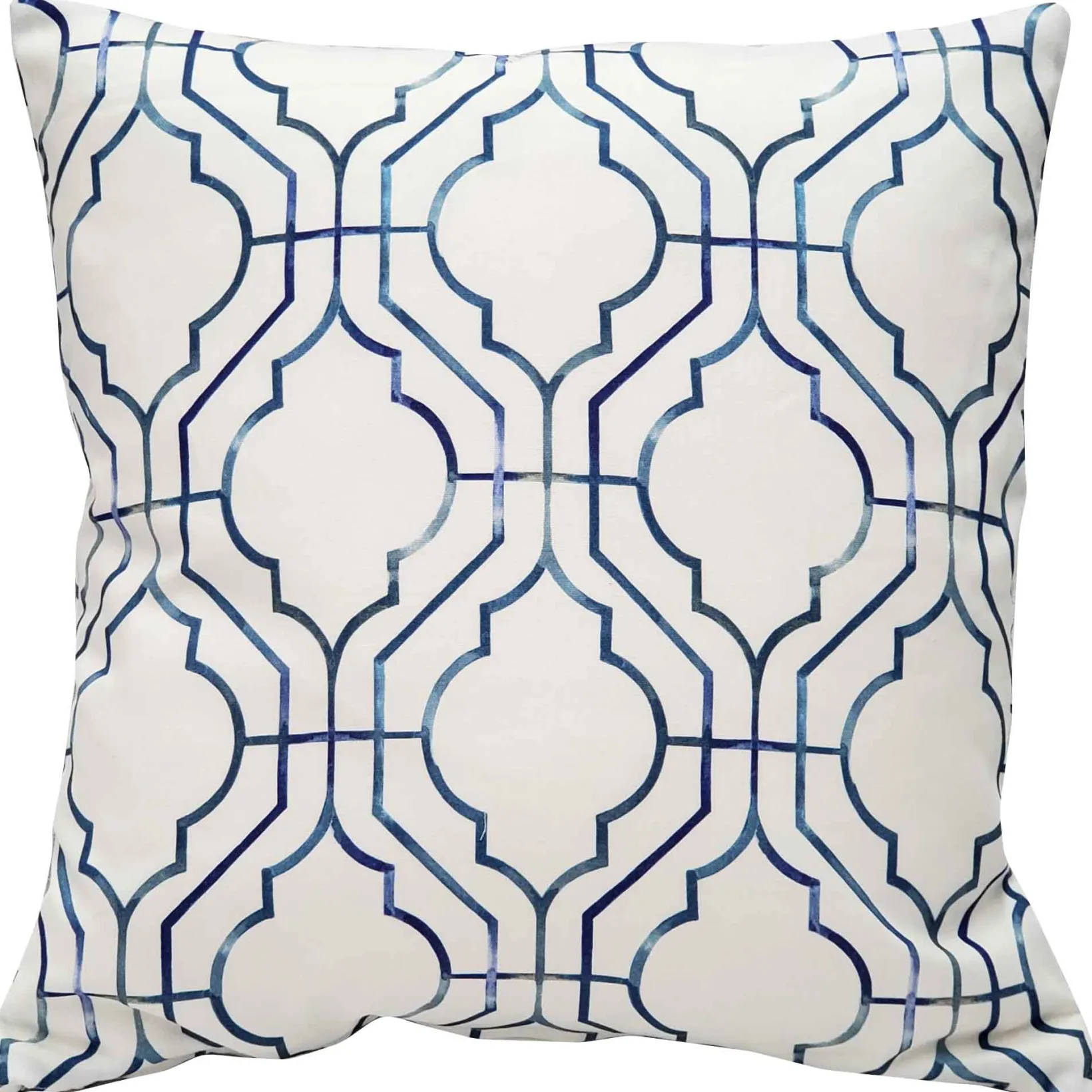 Biltmore Gate Blue Throw Pillow 20x20