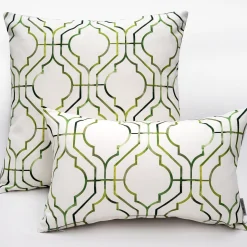 Biltmore Gate Green Throw Pillow 12x20