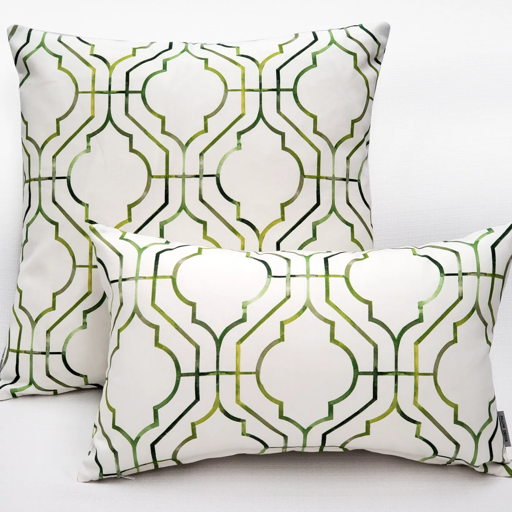Biltmore Gate Green Throw Pillow 12x20