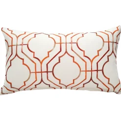Biltmore Gate Orange Throw Pillow 12x20
