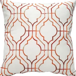 Biltmore Gate Orange Throw Pillow 20x20