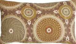 Bohemian Medallion Mulberry 12x20 Throw Pillow
