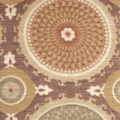 Bohemian Medallion Mulberry 20x20 Throw Pillow