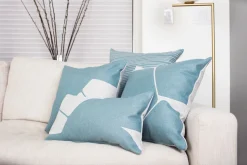 Boketto Throw Pillows 19 Inch Square