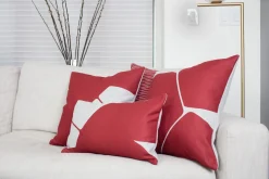 Boketto Throw Pillow 12x19 Inch Rectangular