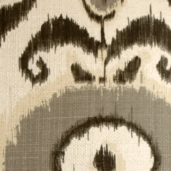 Bold Gray Ikat 20x20 Decorative Pillow