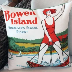 Bowen Island Outdoor Throw Pillow