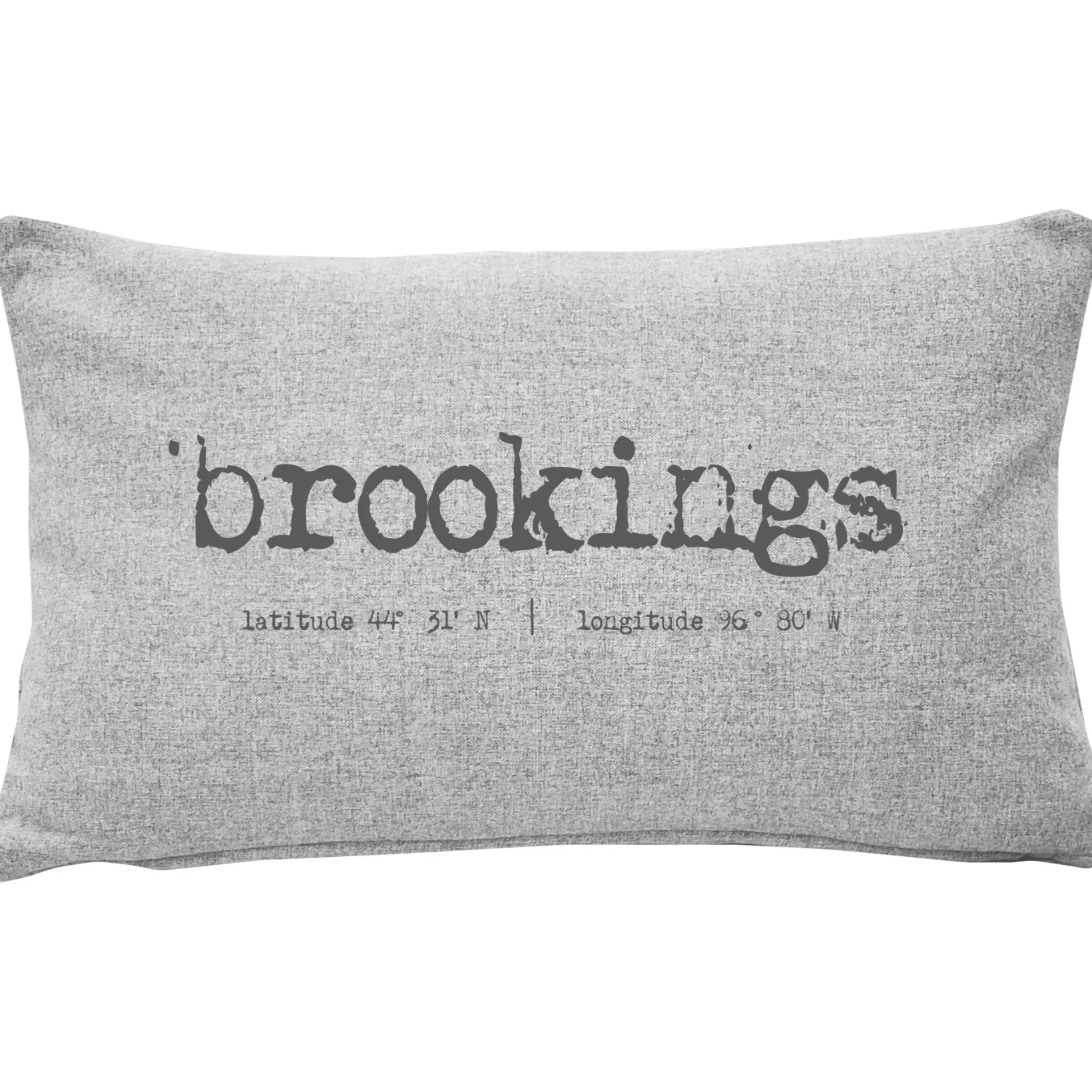 Brookings Gray Felt Coordinates Pillow 12x19