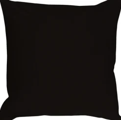 Caravan Cotton Black 16x16 Throw Pillow