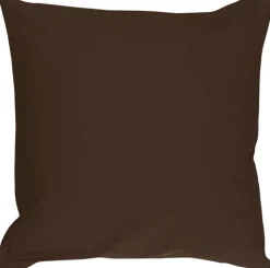 Caravan Cotton Brown 20x20 Throw Pillow