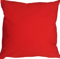 Caravan Cotton Red 20x20 Throw Pillow