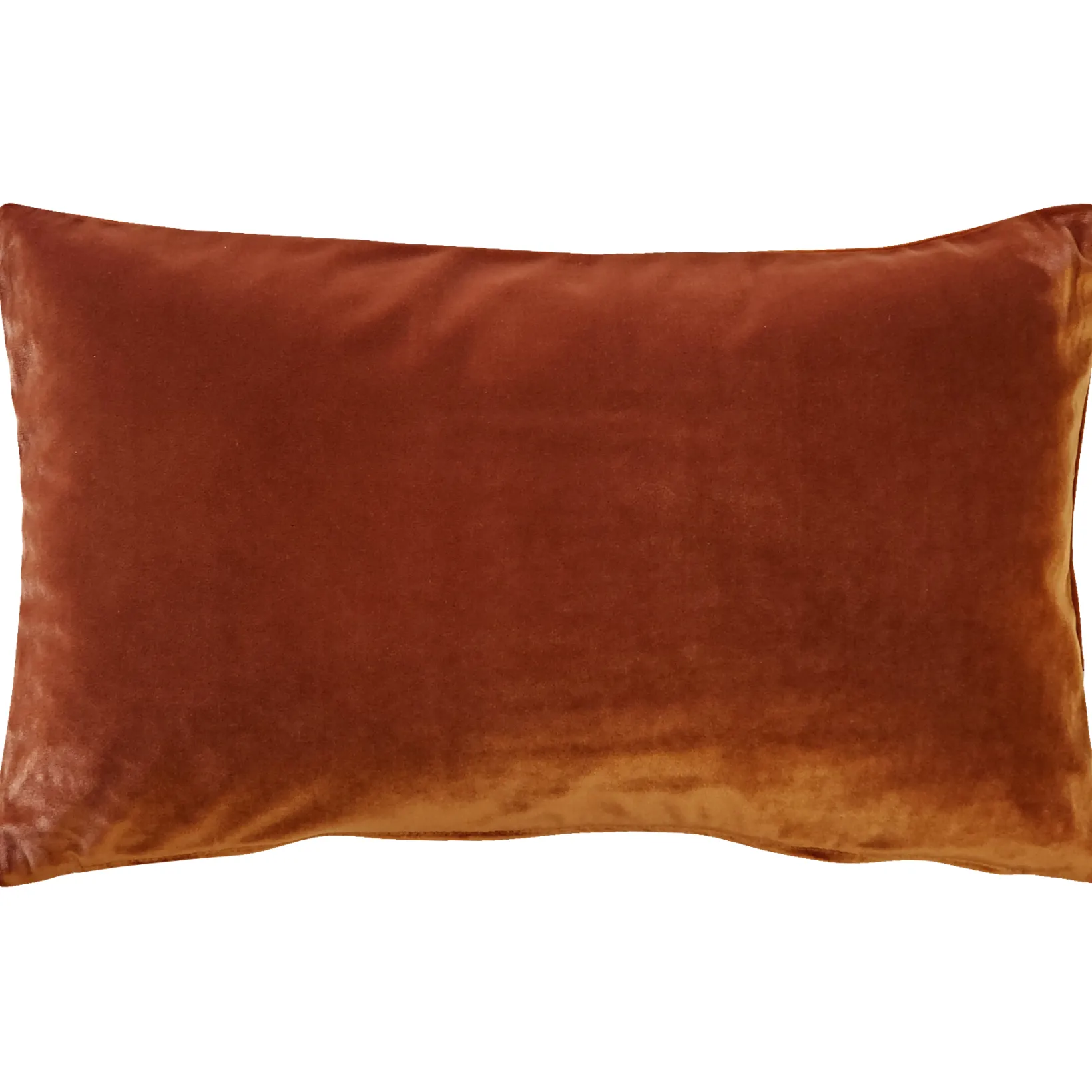 Castello Cinnamon Velvet Throw Pillow 12x20