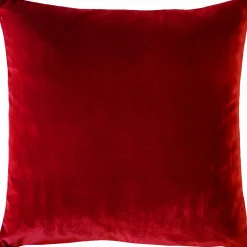 Castello Red Velvet Throw Pillow 20x20