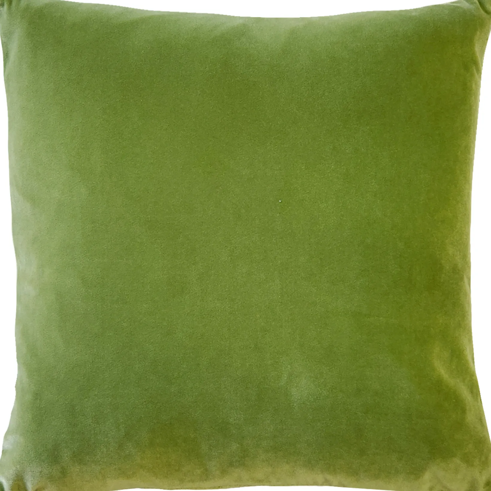 Castello Summer Green Velvet Throw Pillow 20x20