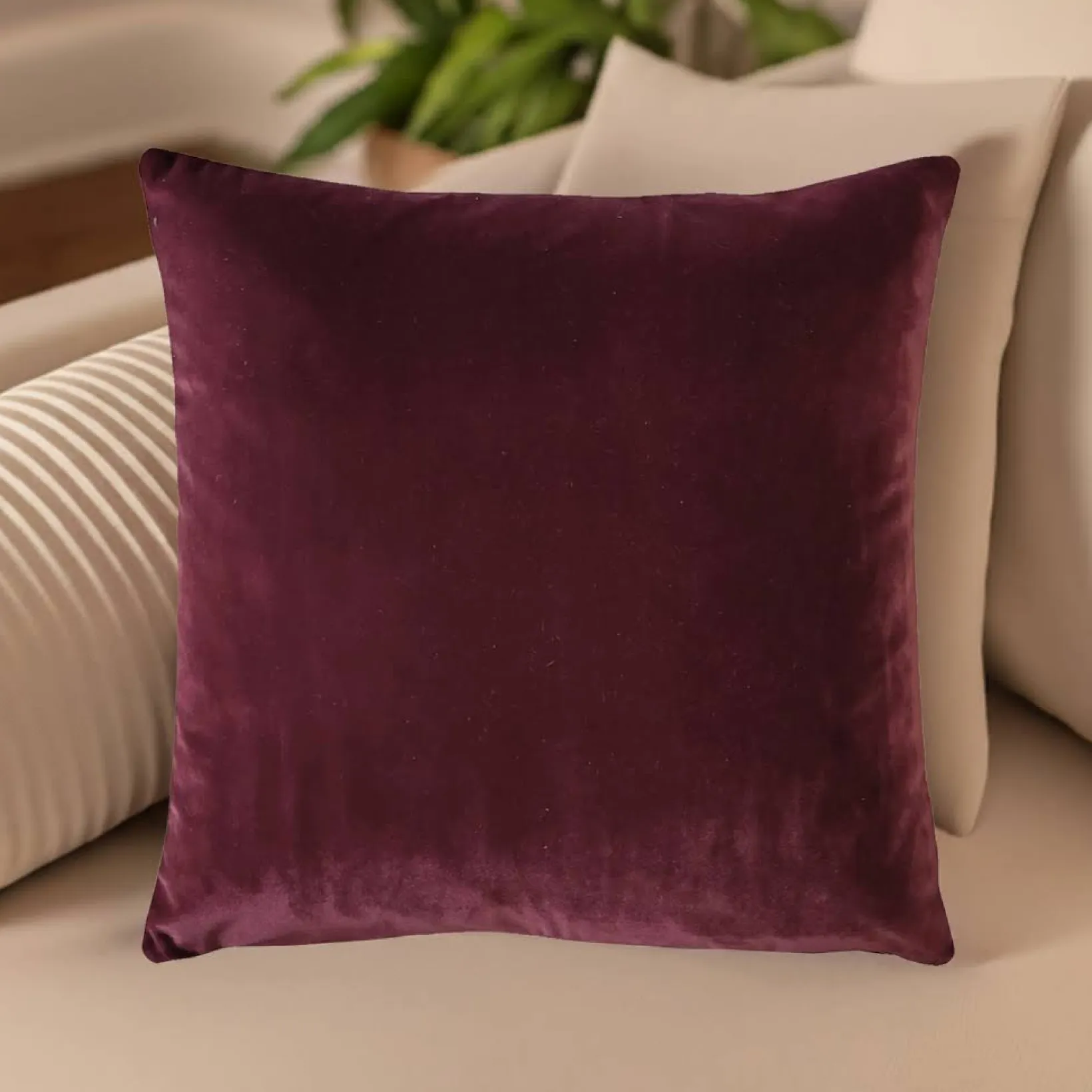 Castello Wine Velvet Throw Pillow 20x20