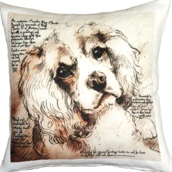 Cavalier King Charles Spaniel 17x17 Dog Pillow