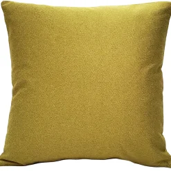Citrine Rhythm Geometric Throw Pillow 20x20