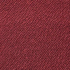 Crimson Boucle Throw Pillow 20x20