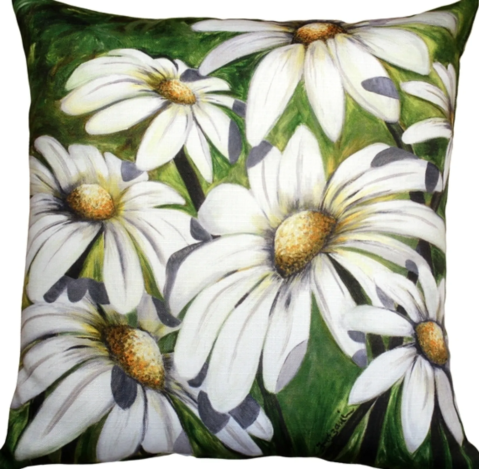 Daisy Patch 20x20 Throw Pillow