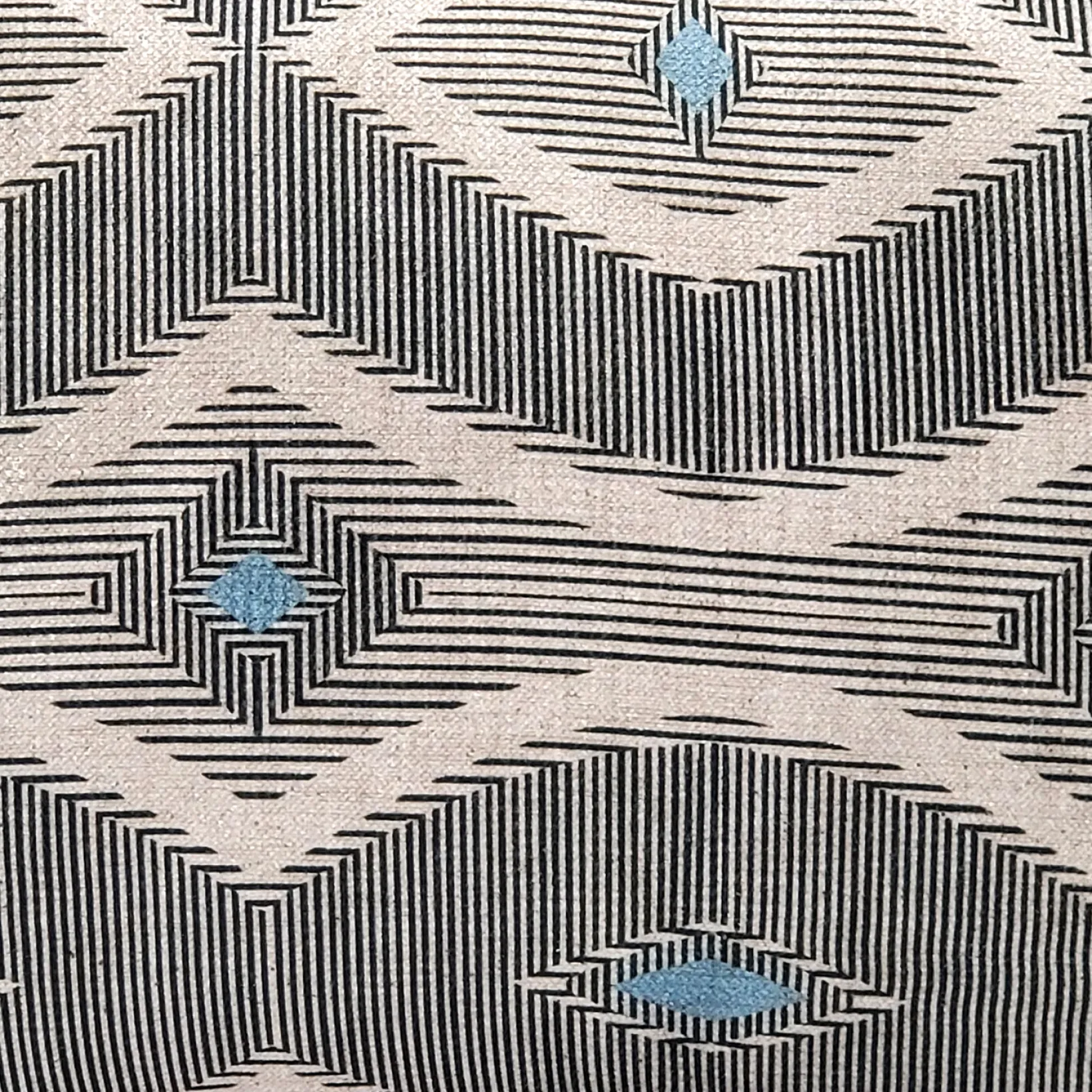 Desmond Blue Diamond Pillow 12x20