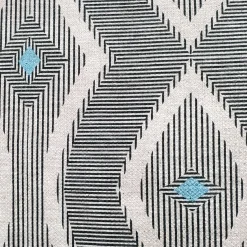 Desmond Blue Diamond Pillow 19x19