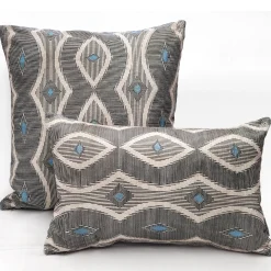 Desmond Blue Diamond Pillow 19x19