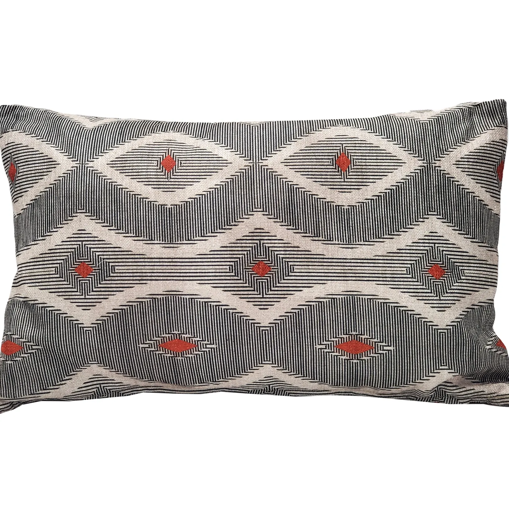 Desmond Red Diamond Pillow 12x20