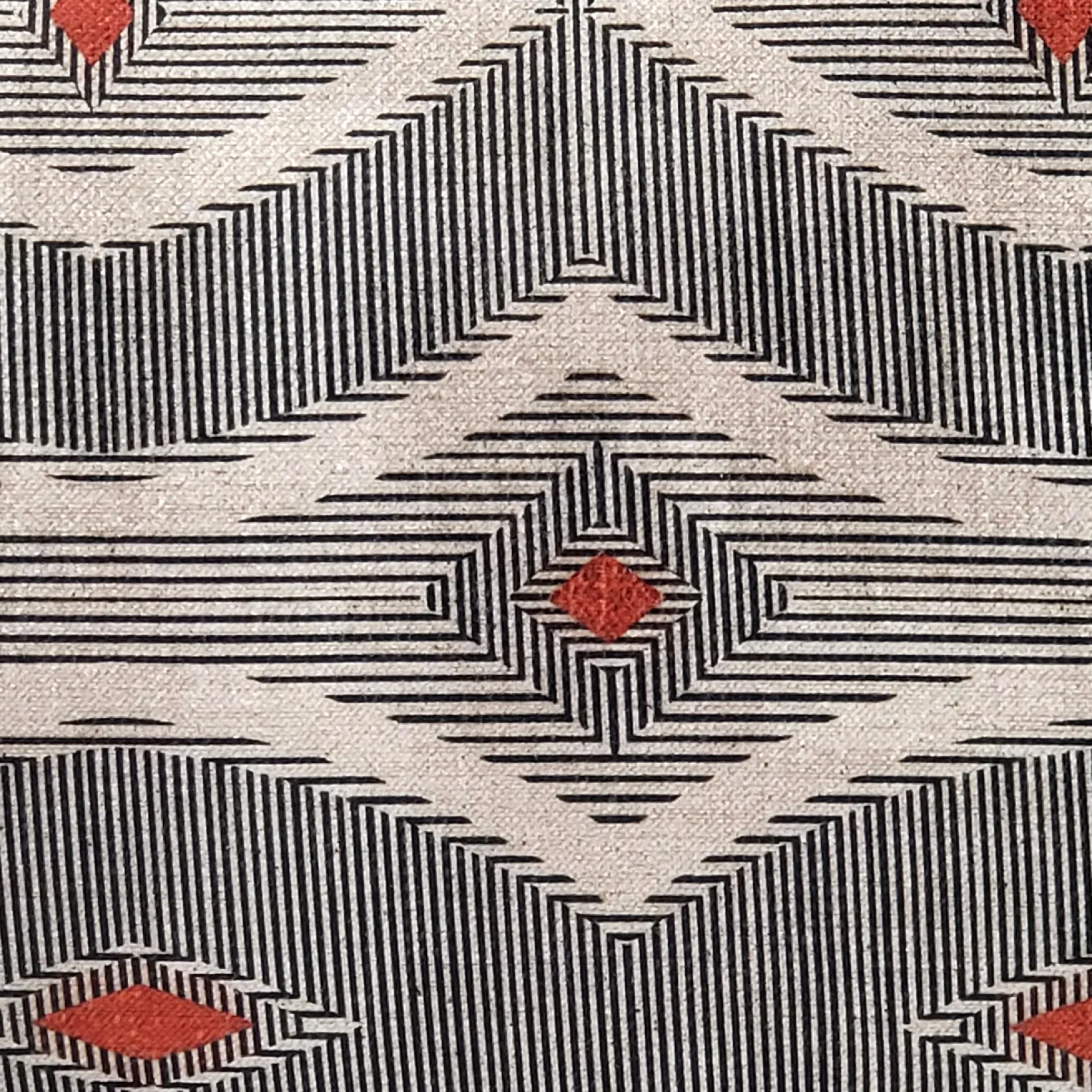 Desmond Red Diamond Pillow 12x20