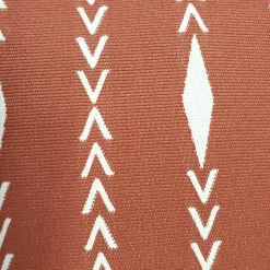 Diamond Ray Cinnamon Throw Pillow 12x20