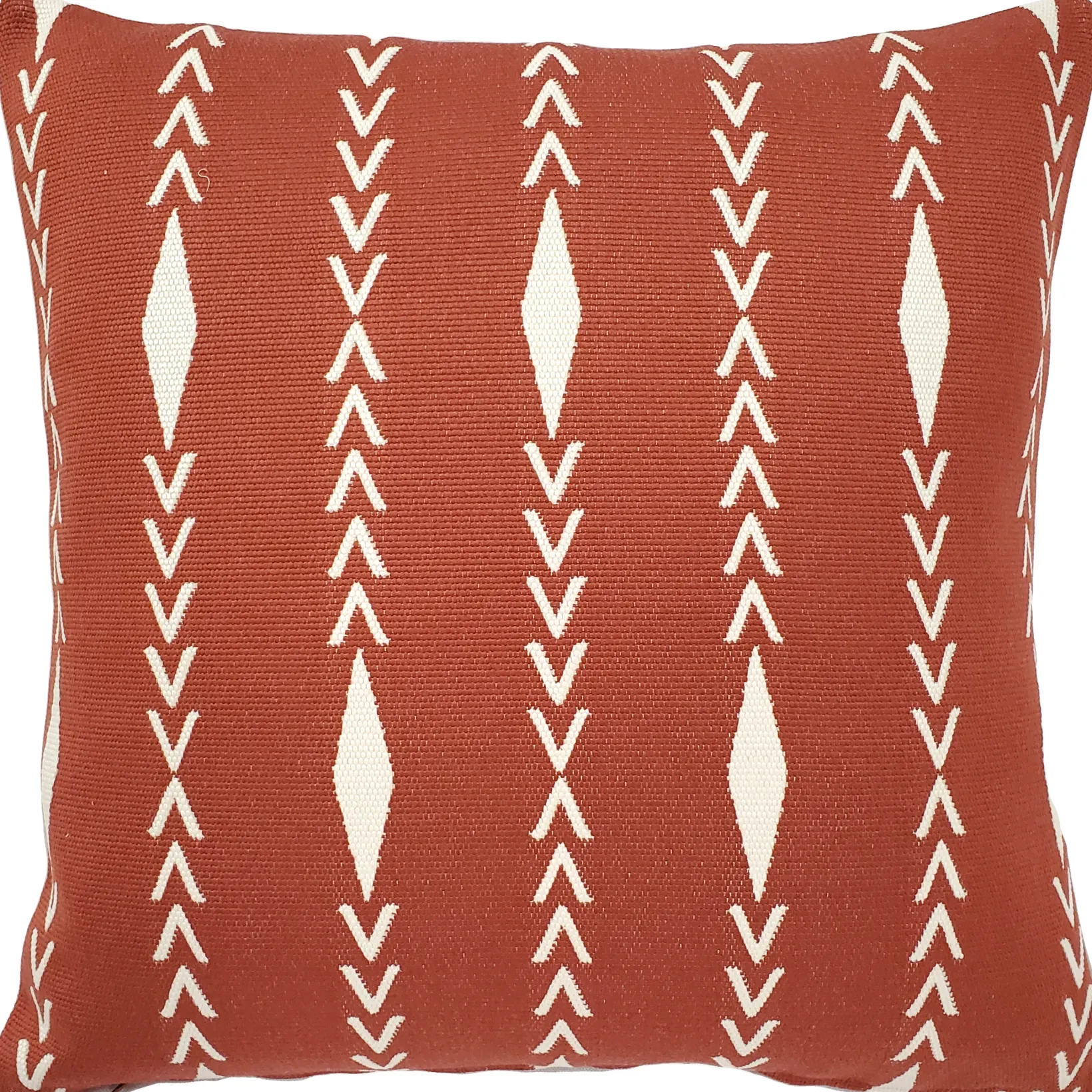 Diamond Ray Cinnamon Throw Pillow 20x20