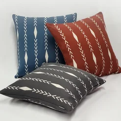 Diamond Ray Cinnamon Throw Pillow 20x20