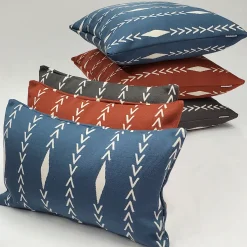 Diamond Ray Cinnamon Throw Pillow 20x20
