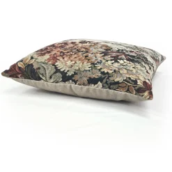 Elm Forest Russet Tapestry Throw Pillow 21x21