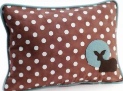 Fawn Polka Dot Decorative Throw Pillow