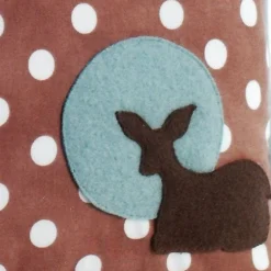 Fawn Polka Dot Decorative Throw Pillow