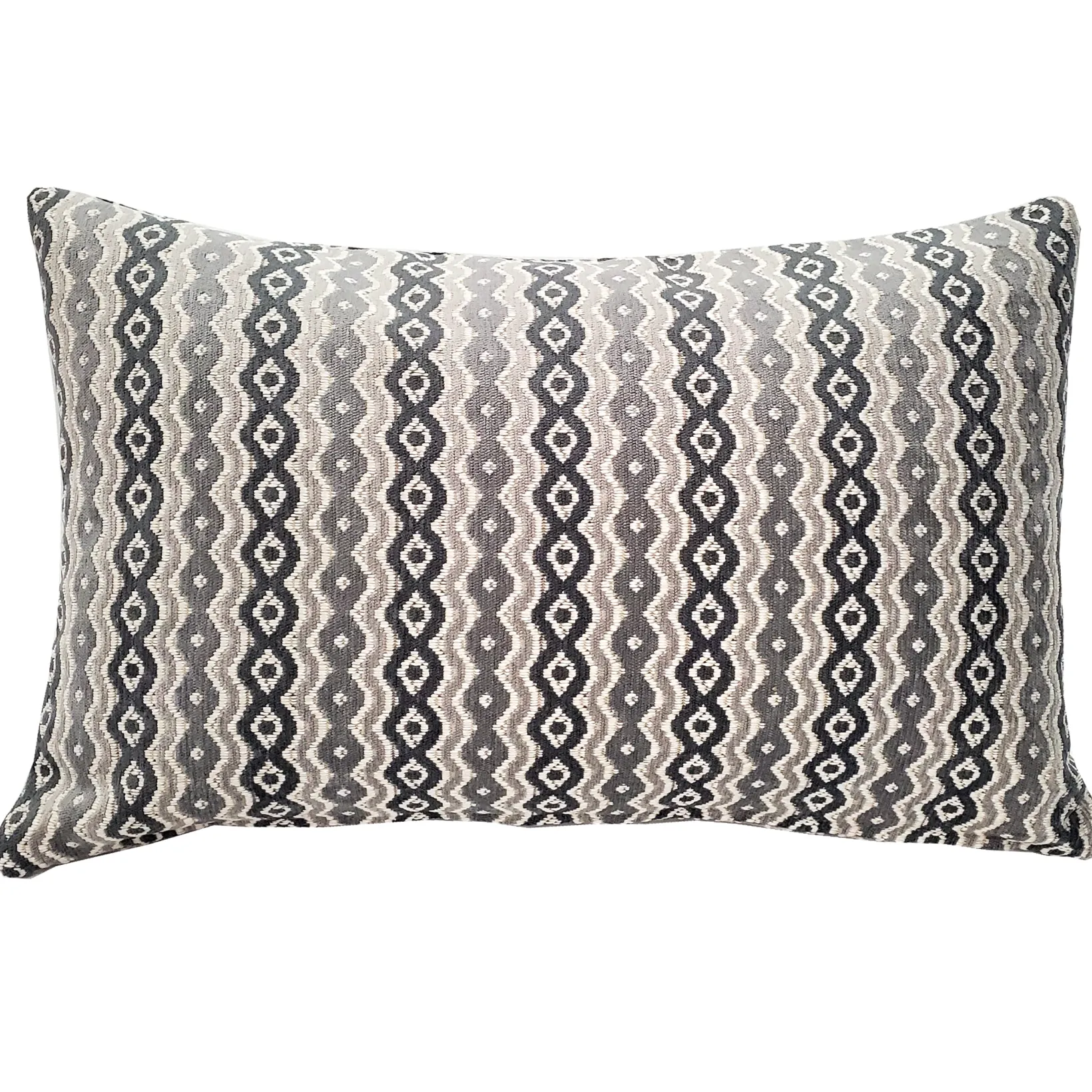 Gazing Foundry Gray Throw Pillow 12x20