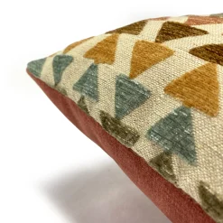 Geometric Arrowhead Desert Spring Throw Pillow 12x24