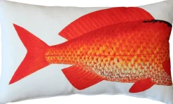 Goldfish Fish Pillow 12x19