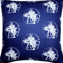 Hilton Head Sand Dollar Large Pattern Pillow 20x20