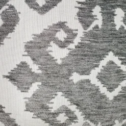 Insignia Gray Outdoor Throw Pillow 19x19
