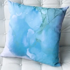 Karalina Amazonite Throw Pillow 20x20