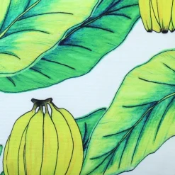 Karalina Banana Jungle Throw Pillow 20x20