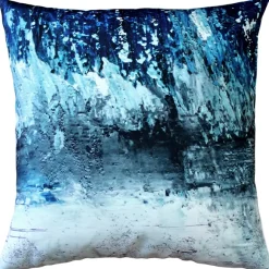 Karalina Winter Storm Throw Pillow 20x20
