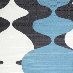 Lava Lamp Charcoal Blue 19x19 Throw Pillow