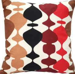 Lava Lamp Red 20x20 Throw Pillow